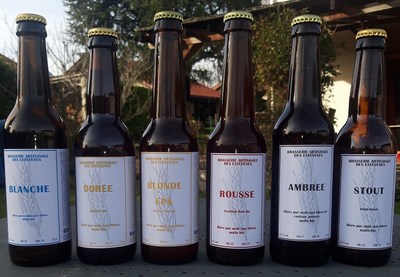 Gamme de bières artisanales Garrica